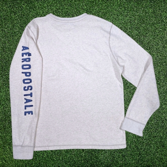 VINTAGE AEROPOSTALE HENLEY THERMAL TOP - Picture 4 of 8